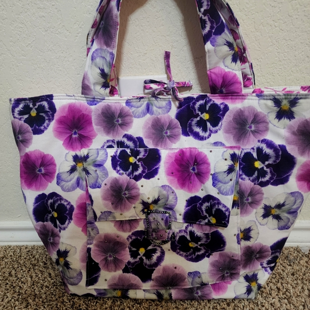 Hand made bag 2 and 1..medium size..